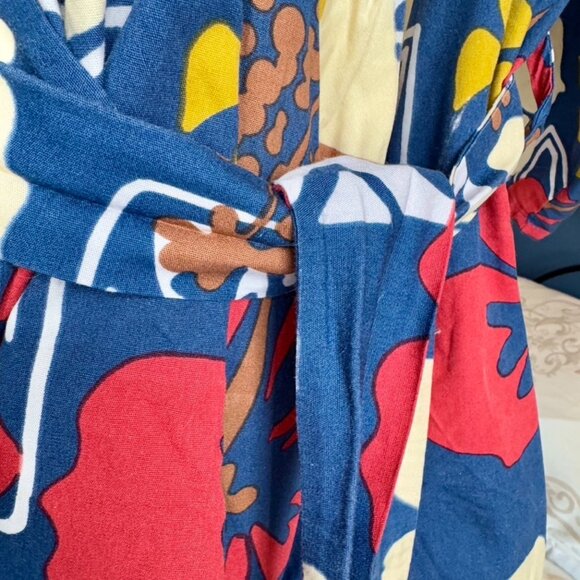 Vintage Hawaiian Cotton Kimono Robe - Picture 7 of 13